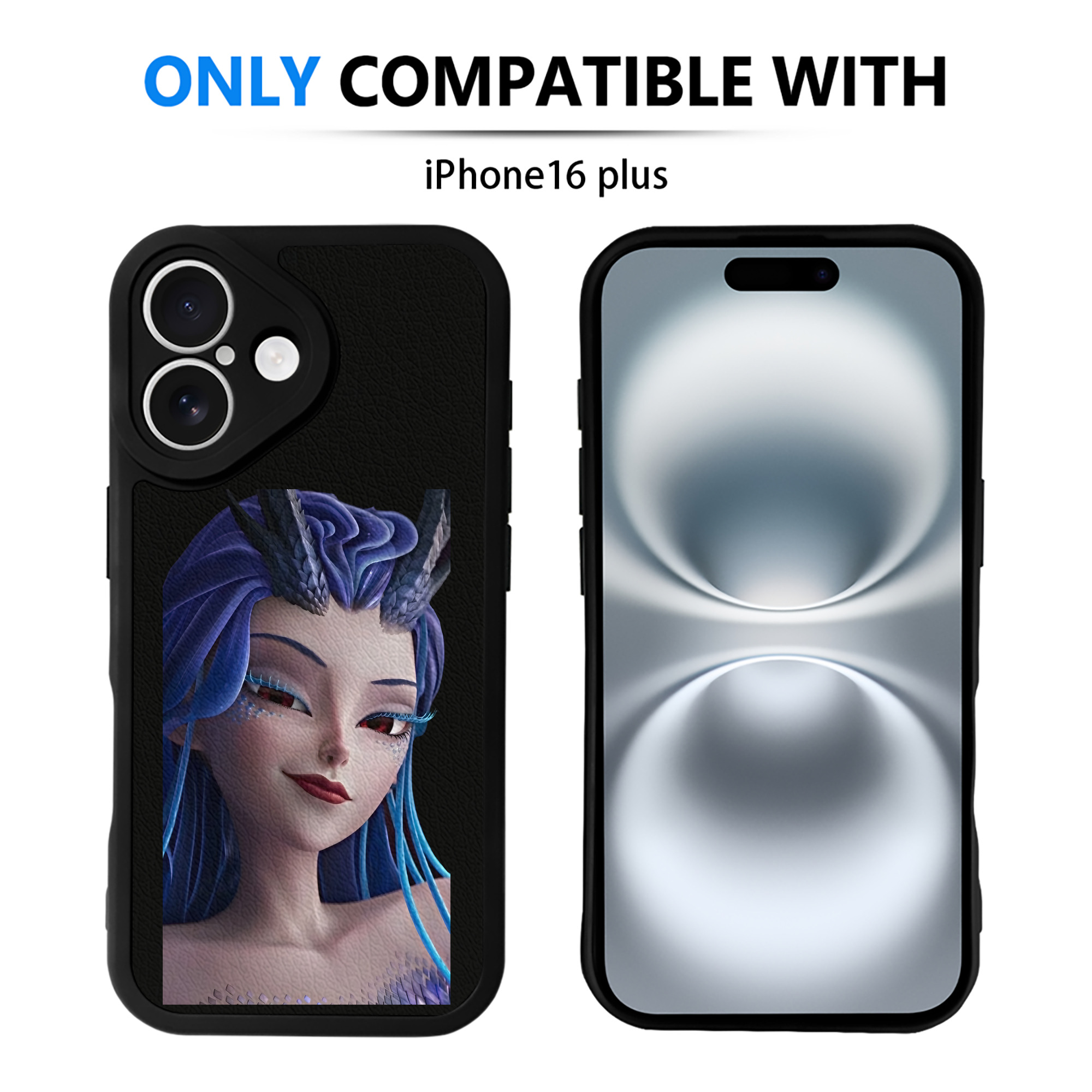 （画像用） Ne Zha 2 ナタ 魔童の大暴れ 【iPhone 16シリーズ対応】シリコンスマホケース（レザー調） 材質：シリコン